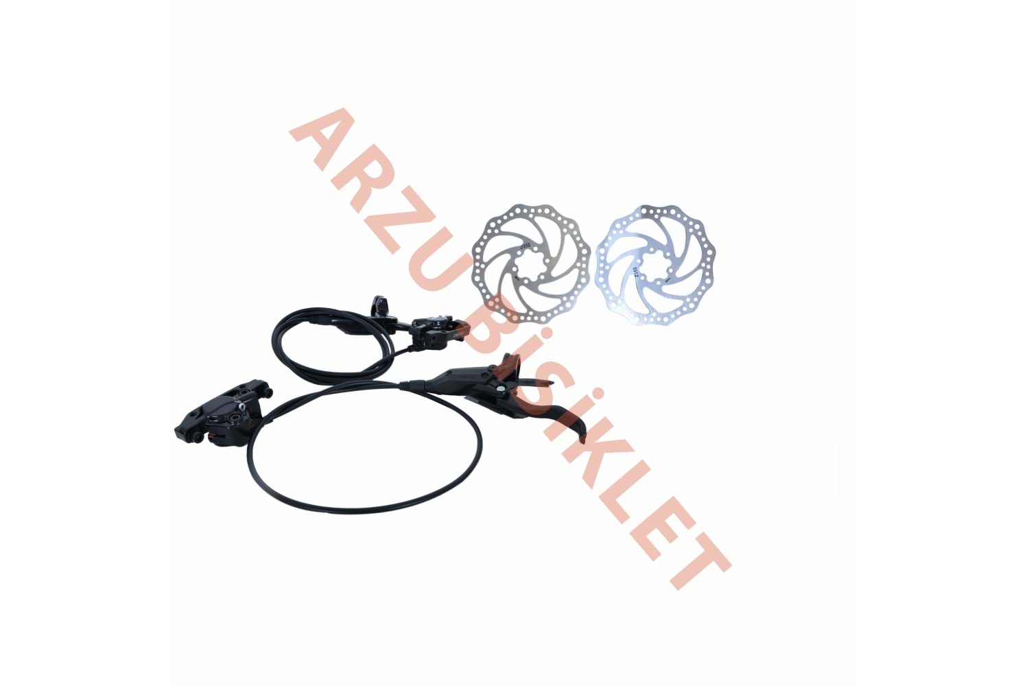 HİDROLİK FREN SETİ ÖN - ARKA [ROTOR 160-KABLO 80-140 cm] RECTUS