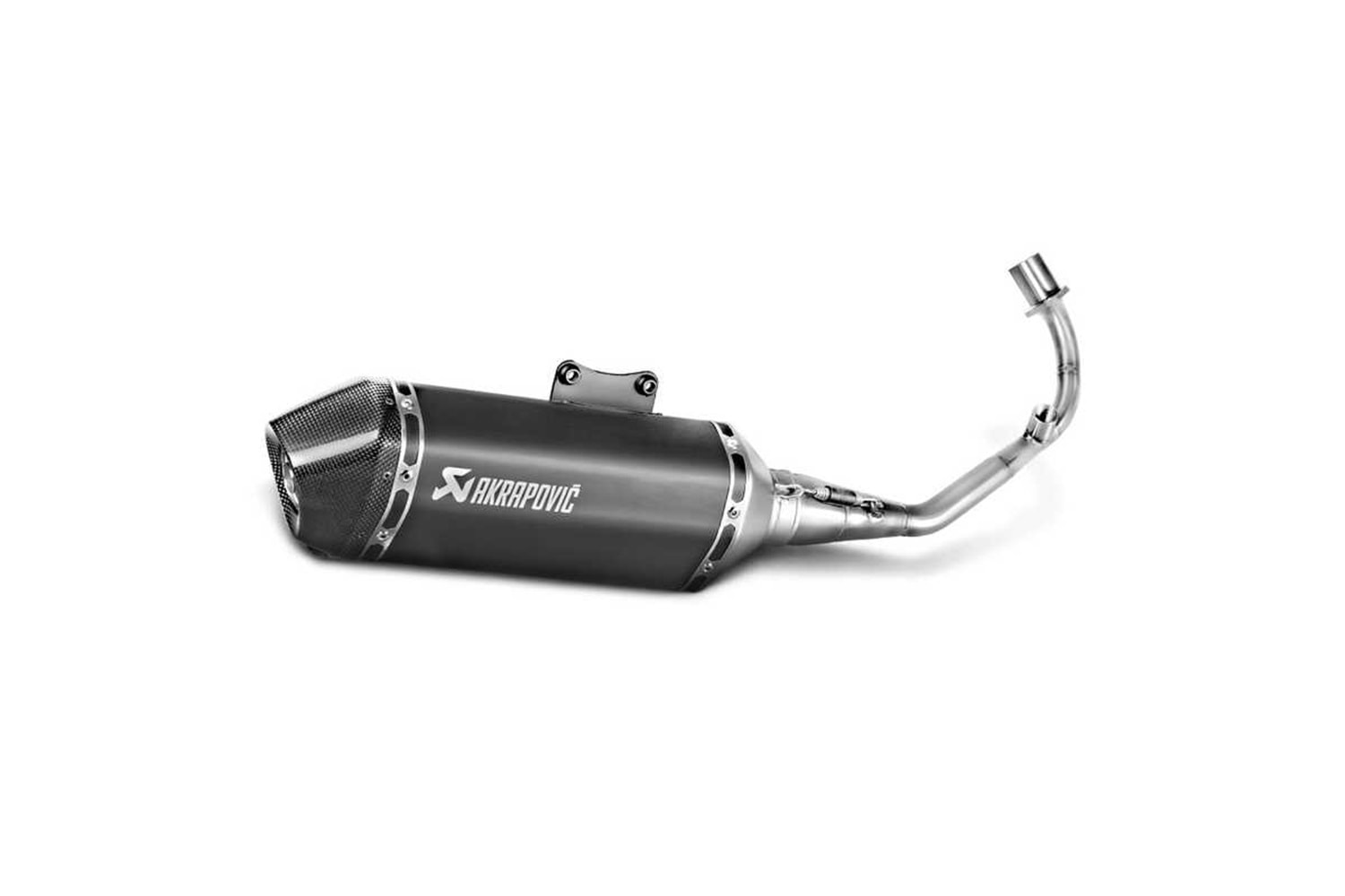 AKRAPOVIC EGZOZ SİYAH KARBON
