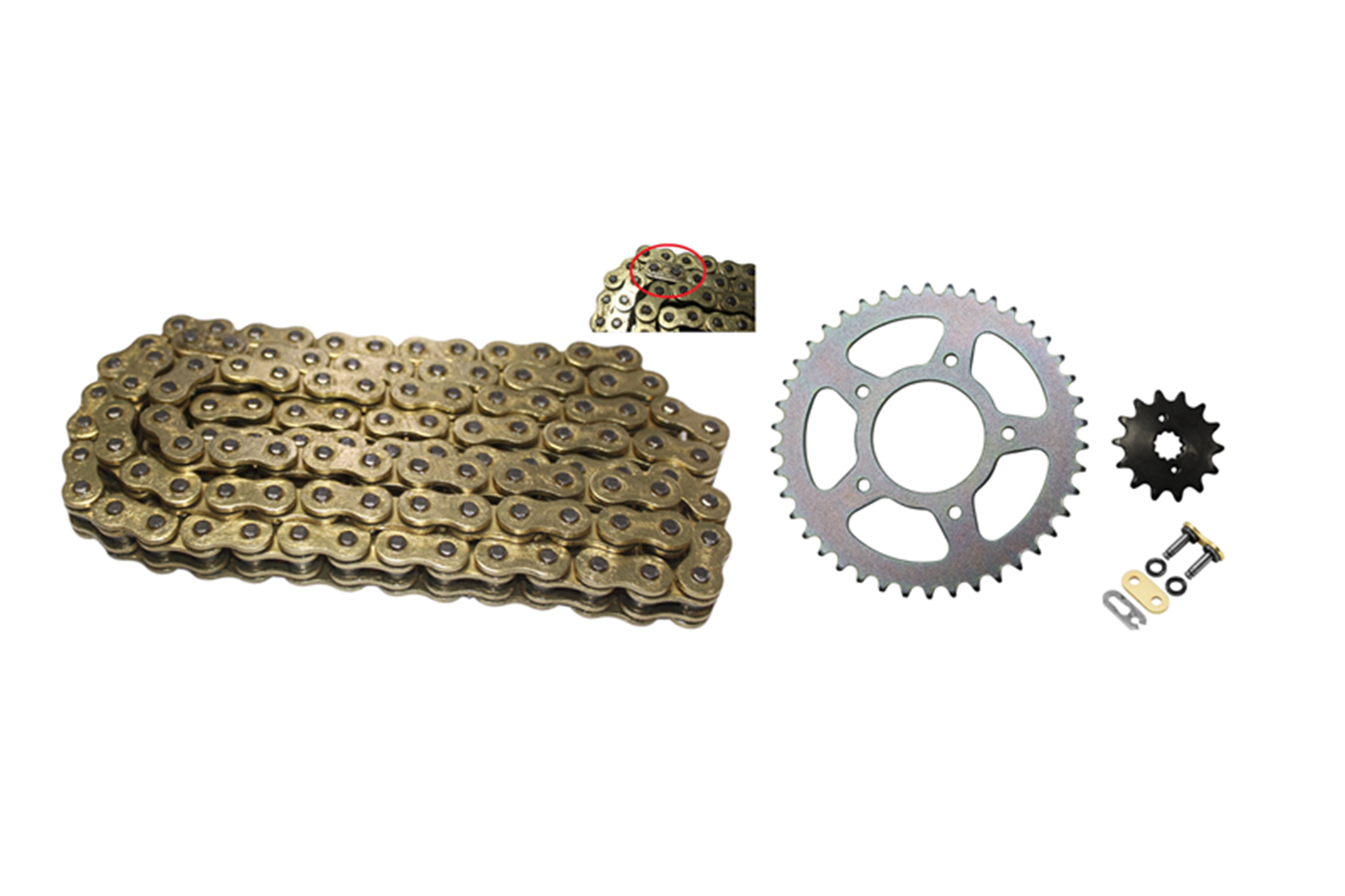CF MOTO 250 SR ZİNCİR DİŞLİ SETİ ORİNGLİ (520*106L 14T-42T)