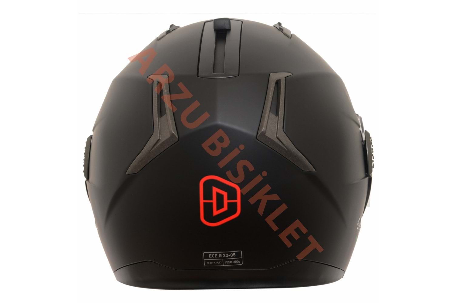 BEON ÇENE AÇILIR VİZÖRLÜ KASK MAT SİYAH L BEDEN