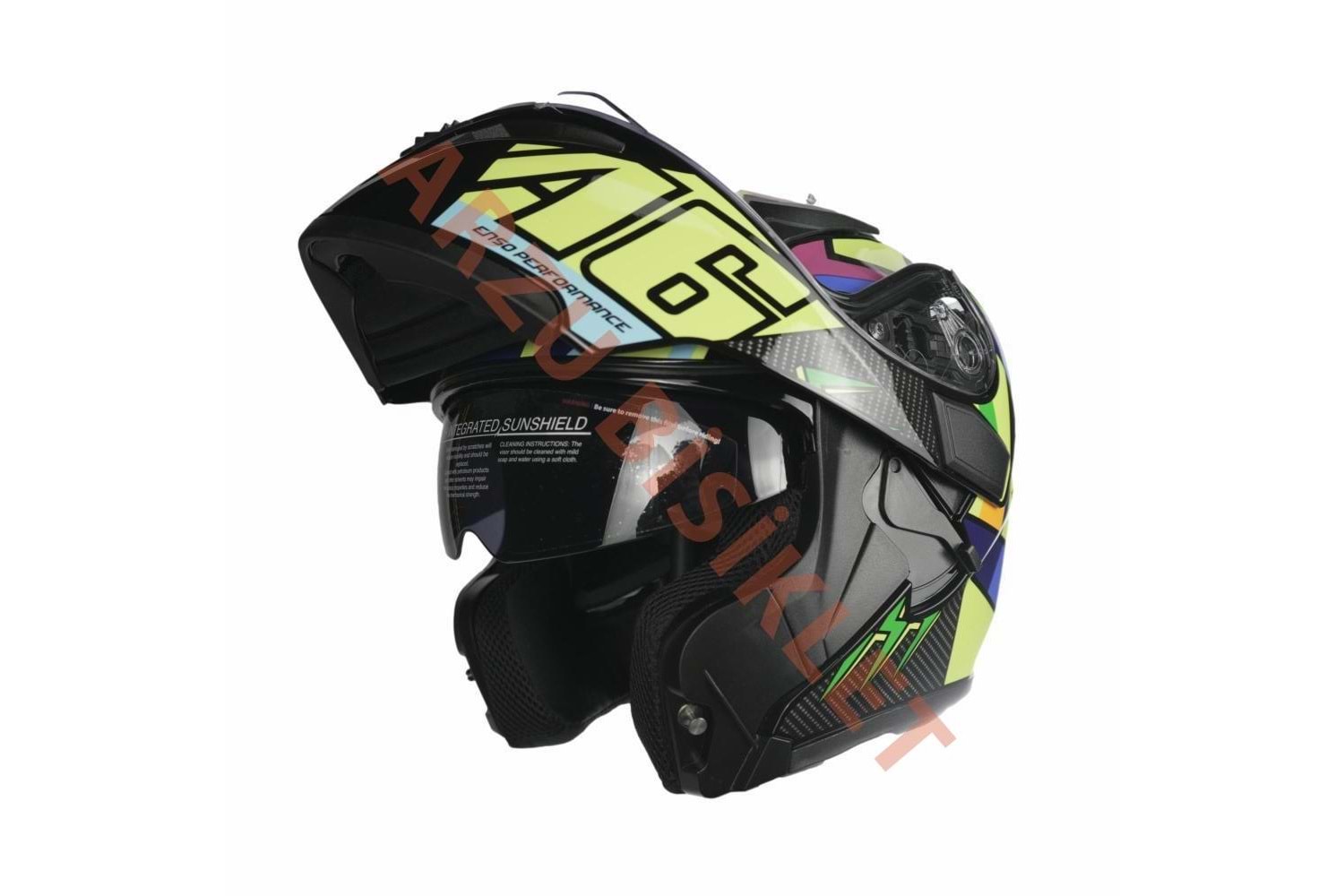 KC - ÇENE AÇILIR VİZÖRLÜ KASK [KC902] [ENSO 46] [S]