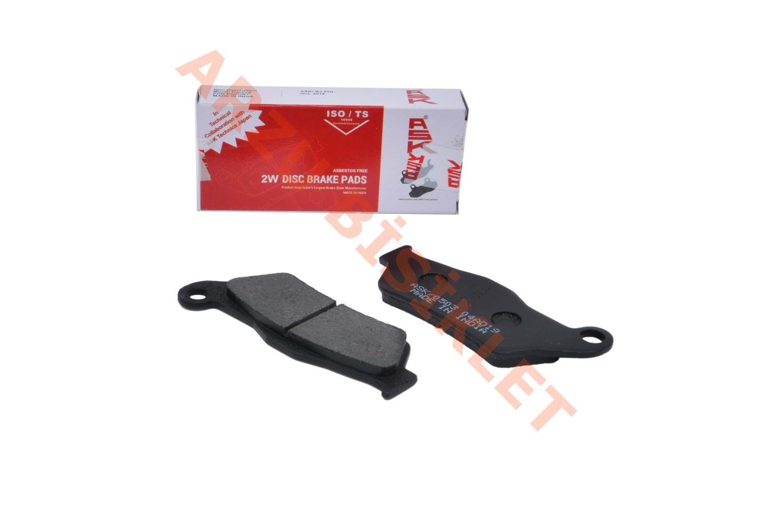 DİSK BALATA ÖN - BAJAJ DISCOVER - PULSAR NS 200 - RS 200 ASK