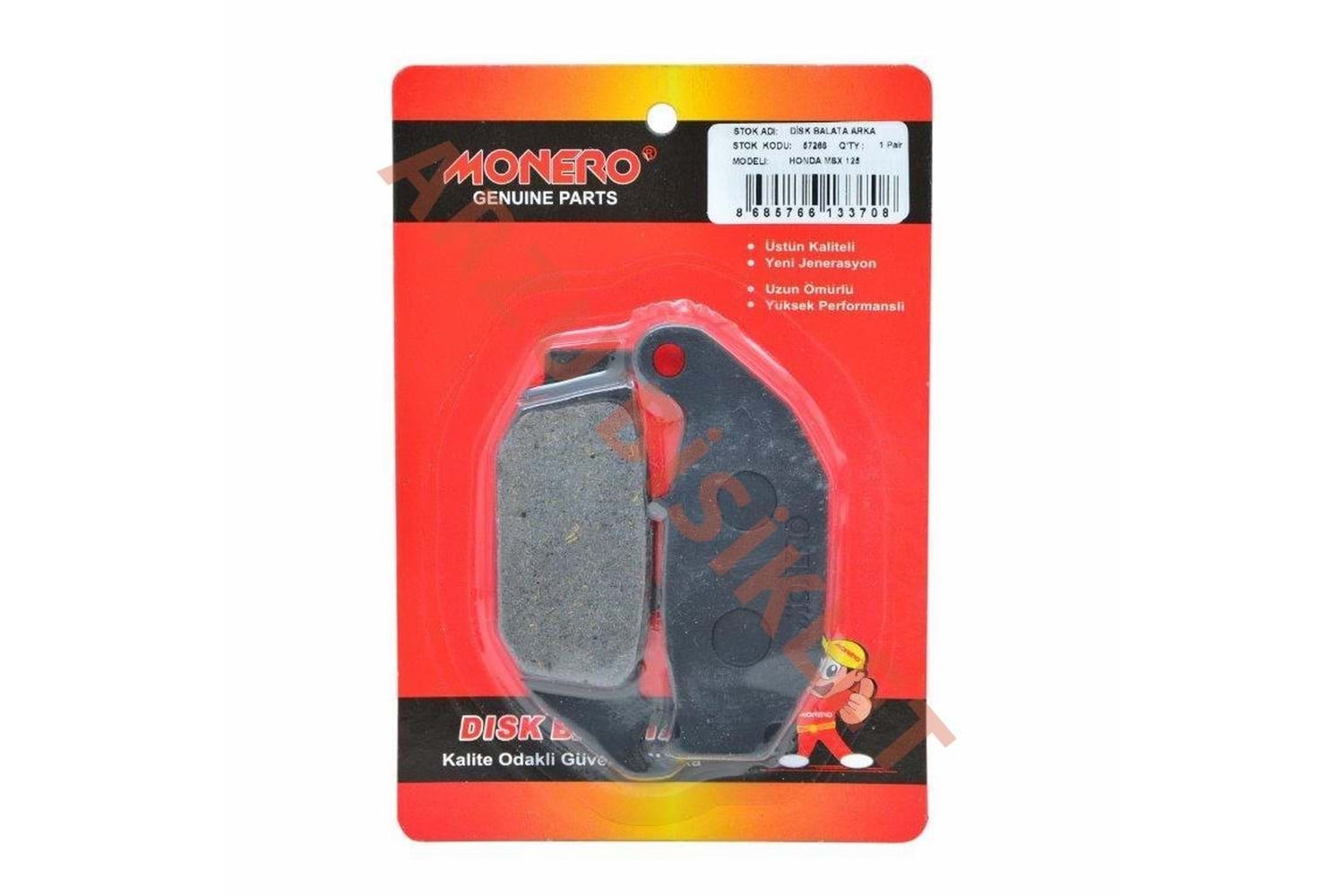 DİSK BALATA ARKA - HONDA MSX 125 ( NK - 250 ARKA BALATA)