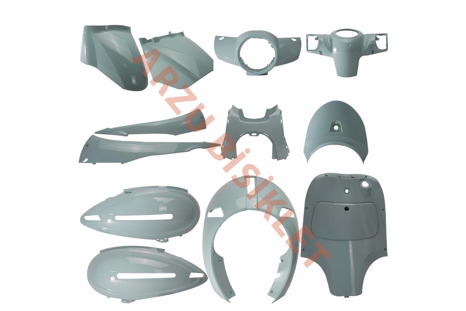 MONERO ARORA CAPPUCİNO KAPORTA SETİ MAVİ