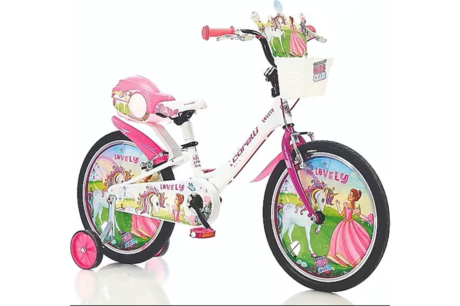 CORELLİ LOVELY KIZ 20 JANT V FREN BİSİKLET (BEYAZ - PEMBE)
