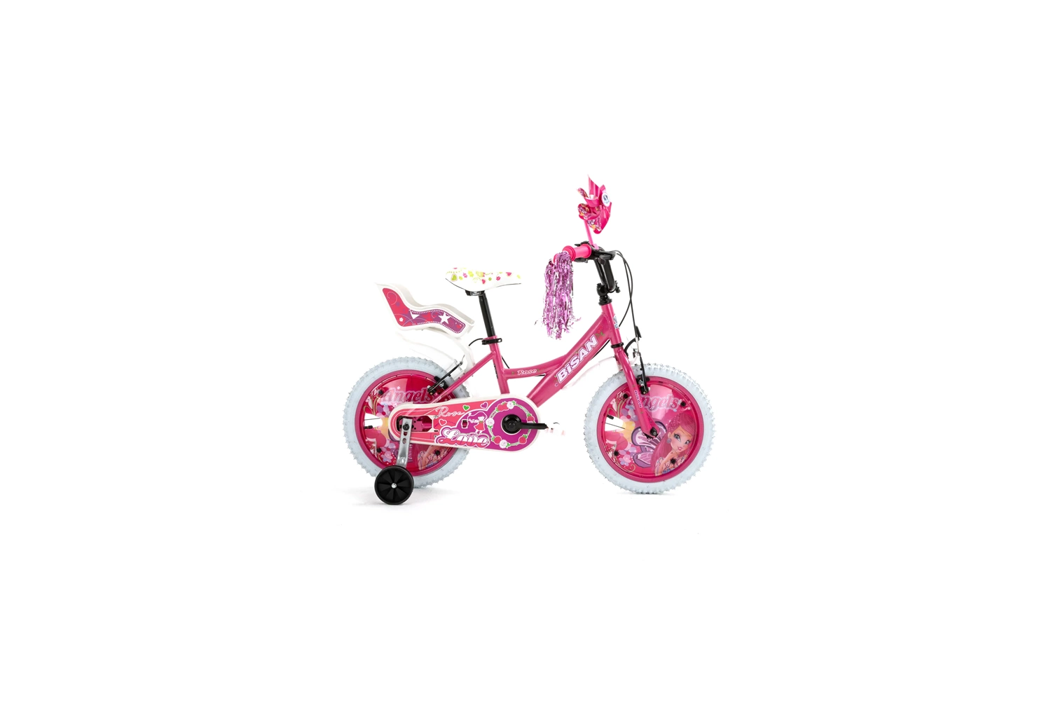 BİSAN ROSE KIZ 16 JANT V FREN BİSİKLET (PEMBE)