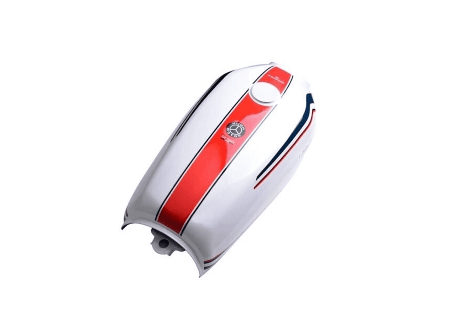 JOLT CG 125 BEZİN DEPOSU BEYAZ ŞERİTLİ KUBA