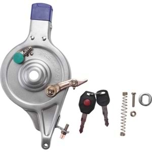 3X ELEKTRİKLİ BİSİKLET ARKA KAMPANA 100 (KİLİTLİ MODEL)