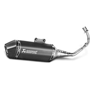 AKRAPOVIC EGZOZ SİYAH KARBON