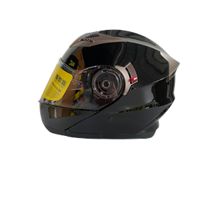 BGC KASK ÇENE AÇILIR MODEL PARLAK SİYAH