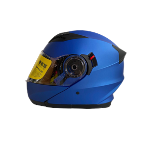 BGC KASK ÇENE AÇILIR MODEL MAT MAVİ