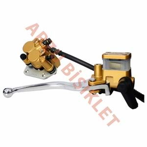 ÖN FREN MERKEZİ ALT-ÜST KOMPLE [FREN KOLU KROM] SARI CG