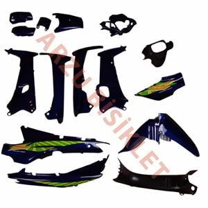 MONERO CUB 100 KALİPSO MAVİ KAPORTA SETİ