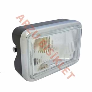 MONERO CG 125 ÖN FAR SİYAH ÇİZGİLİ CAM