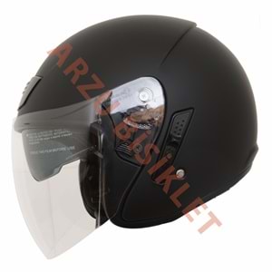 MONERO BEON YARIM KASK SİYAH XL BEDEN