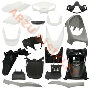 KAPORTA Y. SET [BEYAZ] HONDA ALPHA