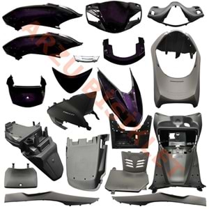 KAPORTA Y. SET [MOR] HONDA ALPHA