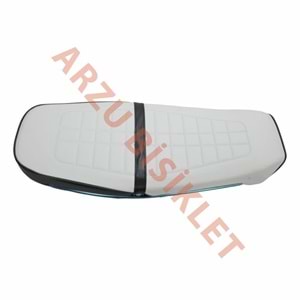 MONERO CG 125 MODİFİYE KESİK KOLTUK SİYAH - BEYAZ (SELE)