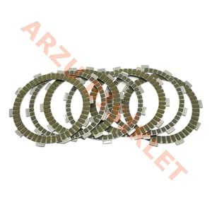 DEBRİYAJ BALATASI [7 BALATALI - 4 KALIN 3 İNCE][10 TIRNAKLI] [FCC] - CF MOTO SR 250