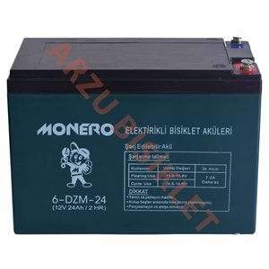 12V-24 AMPER [YATIK] [185*105*130 mm] E-BIKE AKÜ - MONERO