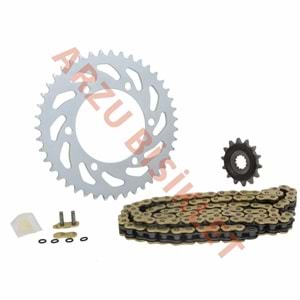 O RİNGLİ ZİNCİR DİŞLİ SET [14T/43T] [520H x 112L] YAMAHA R25 MT25 - SFR