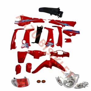 MFH-KH KAPORTA SET [KIRMIZI] [FAR+STOP DAHİL] CUB