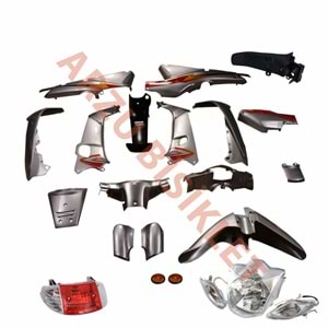 MONERO CUP 100 KH KAPORTA SETİ GRİ FAR STOP DAHİL