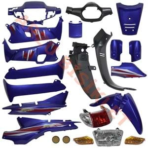 LIFAN KAPORTA SET [MAVİ] [FAR+STOP DAHİL] CUB