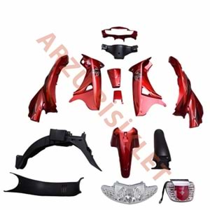 MONERO CUP 100 SFC KIRMIZI KAPORTA SET FAR STOP DAHİL