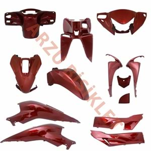 MONERO HONDA DİO KIRMIZI KAPORTA SET BOYALI KISIM