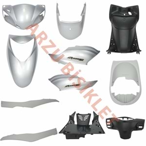 MONERO SPACY 110 GÜMÜŞ GRİ KAPORTA SETİ