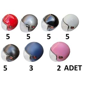 AYM YARIM KASK YERLİ KARIŞIK RENK