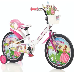 CORELLİ LOVELY KIZ 20 JANT V FREN BİSİKLET (BEYAZ - PEMBE)