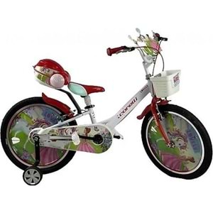 CORELLİ LOVELY KIZ 20 JANT V FREN BİSİKLET (BEYAZ - KIRMIZI)