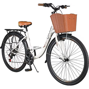DAAFU CİTY 200 BAYAN 24 JANT V FREN BİSİKLET (BEYAZ)