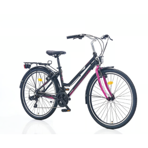 CORELLİ SHİWERS BAYAN 26 JANT V FREN BİSİKLET (SİYAH - PEMBE)