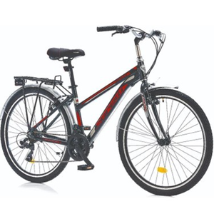 CORELLİ SCHULE BAYAN 26 JANT V FREN BİSİKLET (SİYAH - KIRMIZI)