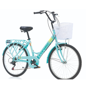 CORELLİ SQUAB BAYAN 24 JANT V FREN BİSİKLET (MAVİ)