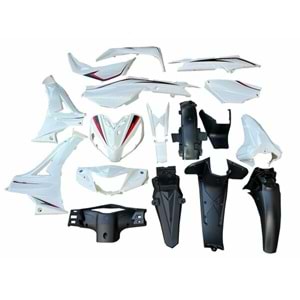 JOLT KUBA EGE KAPORTA SETİ BEYAZ