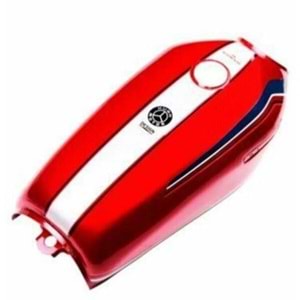 JOLT CG 125 BEZİN DEPOSU KIRMIZI ŞERİTLİ KUBA