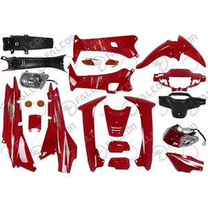 FALCON CUB 100 LİFAN KAPORTA SETİ KIRMIZI FAR STOP DAHİL