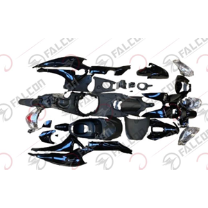 DİO KAPORTA SETİ SİYAH AYDINLATMA GRUBU DAHİL (28 PARÇA FULL SET)