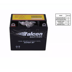 FALCON 12 - 9 DİK AKÜ