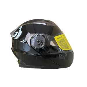 ÇENE AÇILIR KASK SİYAH