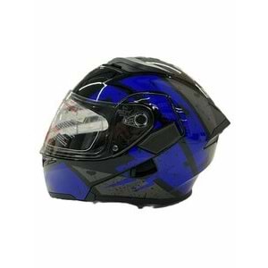 JOLT KIOSHI KASK GLOSS BLACK SKELTON (ÇENE AÇILIR )
