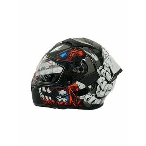 JOLT KIOSHI KASK BLACK MONSTER (ÇENE AÇILIR )