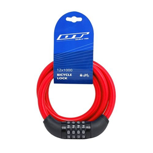 Kilit - LUKO, Şifreli,12x100, Kırmızı