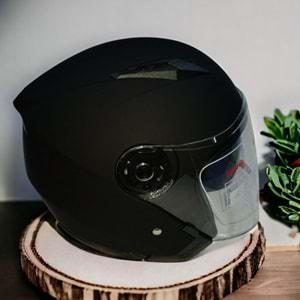 KASK Çenesiz jk-526 Mat Siyah