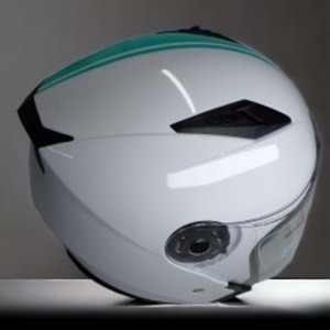 KASK Çenesiz jk-526 - X2 green lıgth