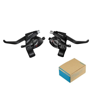 SHİMANO Vites+Fren Kolları - STEF-41, 3x7'li, Kutulu, SHIMANO